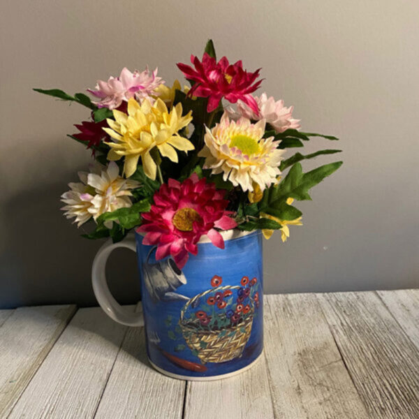 Gardener’s floral mug